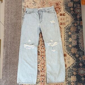 KanCan Light Blue Distressed Women Jeans